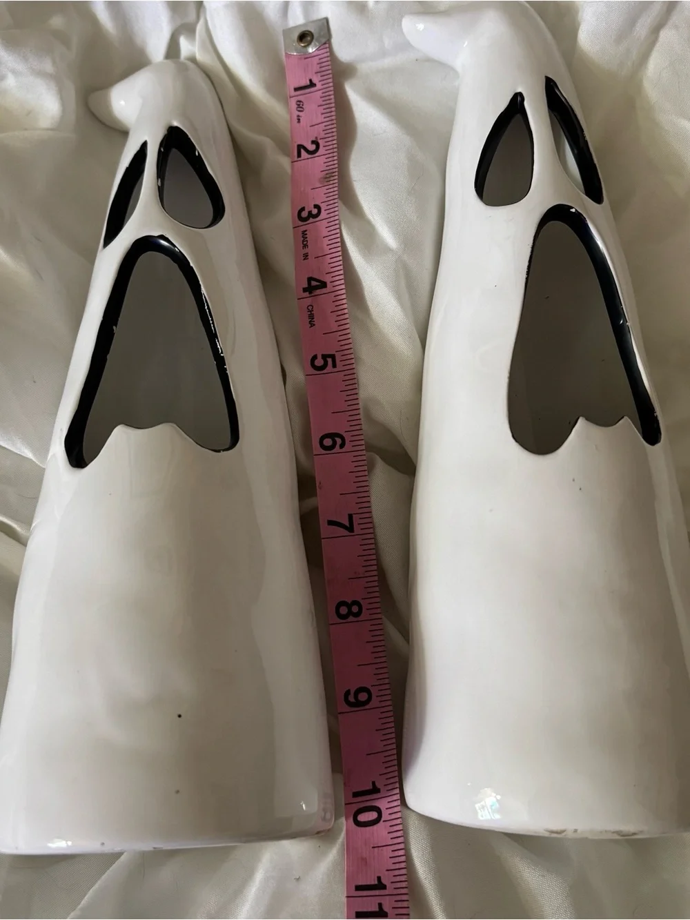 Halloween Ghost candle holders.  2 count